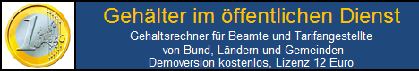 TVöD-B
 präsentiert "Gehaltsrechner für den öffentlichen Dienst"